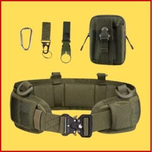 JSJM Tactical Belt Adjustable Belt Outdoor Work